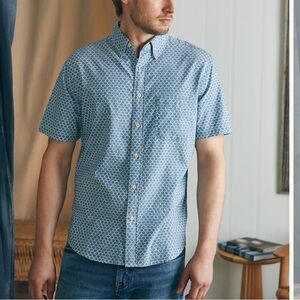 Faherty Short-Sleve Stretch Playa Shirt